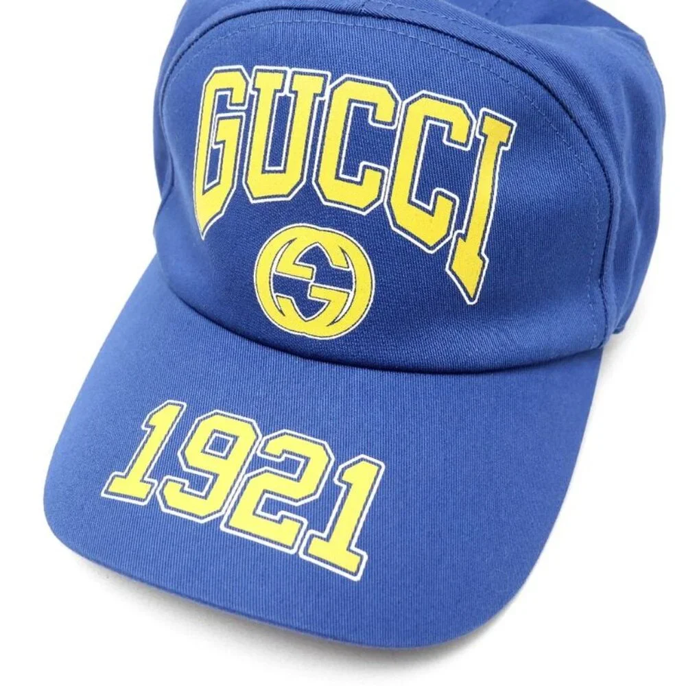 Gucci Hat M Gregoire Cap Size M 58 Interlocking G Logo 1921 - Picture 7 of 10